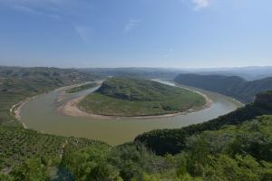天下黄河第一湾:乾坤湾320度太极奇观震撼出圈